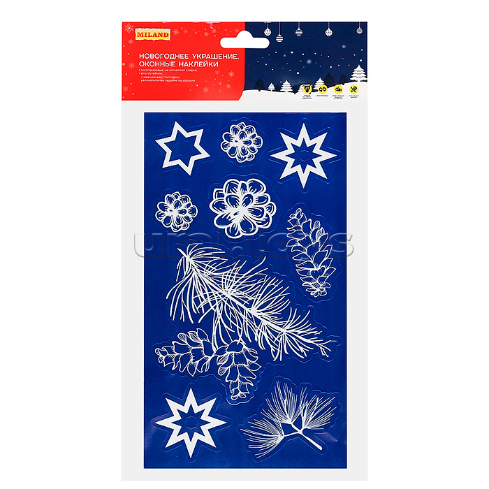 Новогоднее оконное украшение