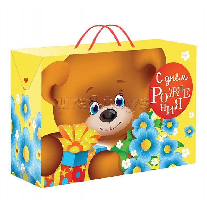 Пакет-коробка матовый l,28*20*13 см.