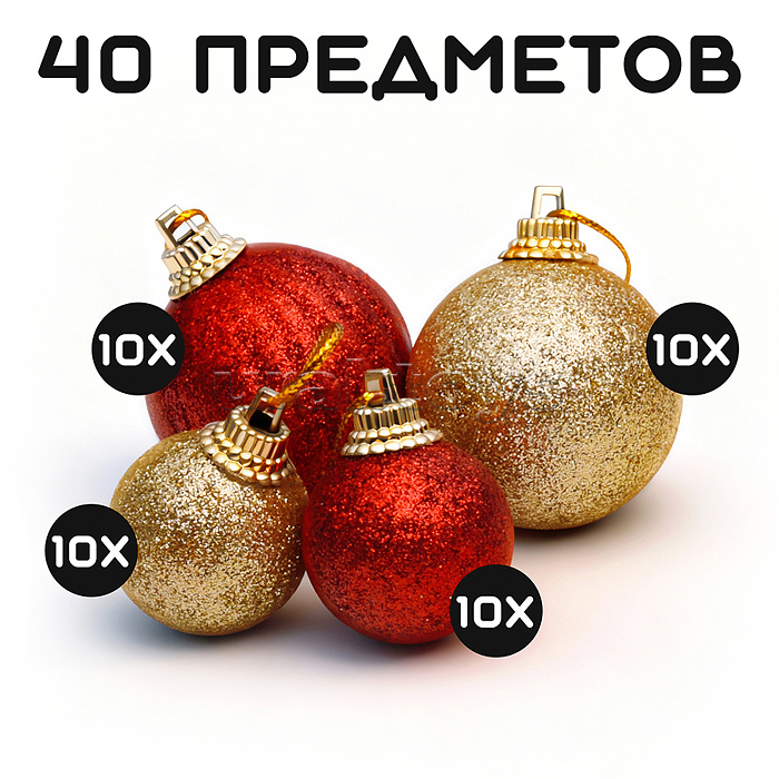 Набор новогодних украшений