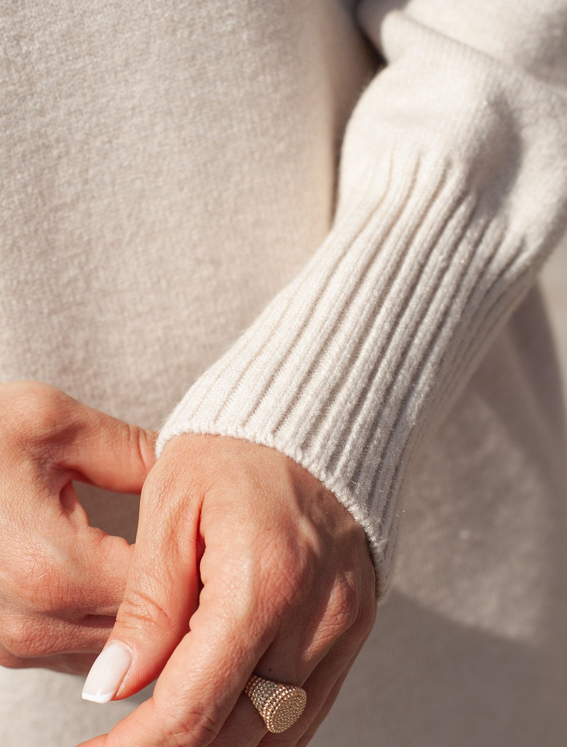 Ст.цена 2590р Платье из пряжи с кашемиром D32.046 овсяный меланж