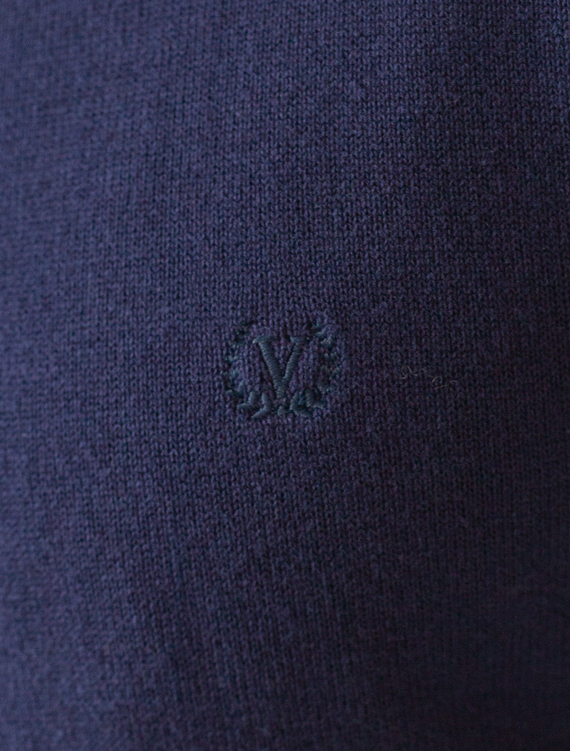 Ст.цена 2290р Джемпер-поло из хлопка с нейлоном U39.017 темно-синий