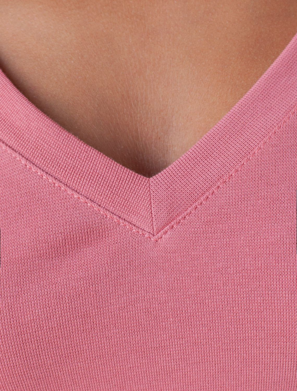 Ст.цена 1150р Футболка из плотного трикотажа с плетением риб 1*1 D49.126 туманная роза