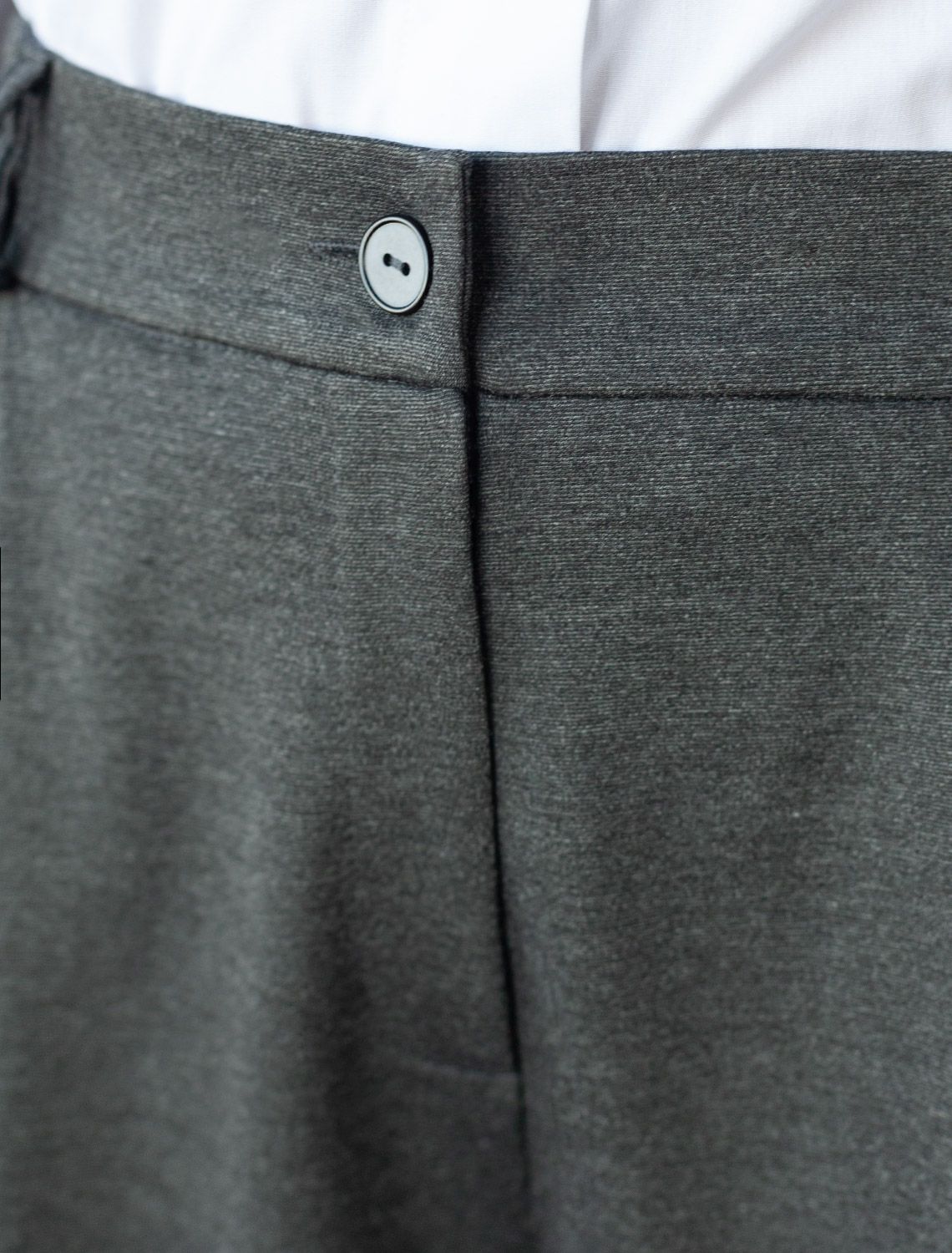 Ст.цена 2690р Брюки-палаццо на резинке сзади из джерси D44.148 серый меланж