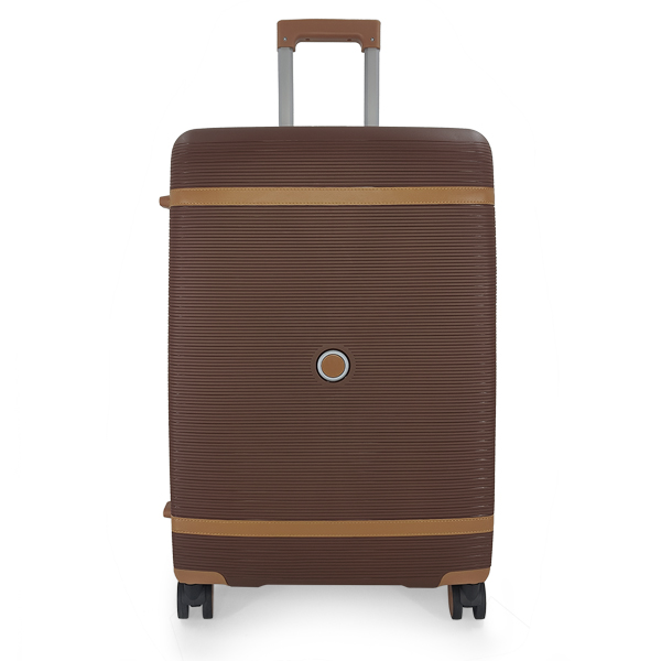 Комплект из 3-х чемоданов (полипропилен). 7898 coffee