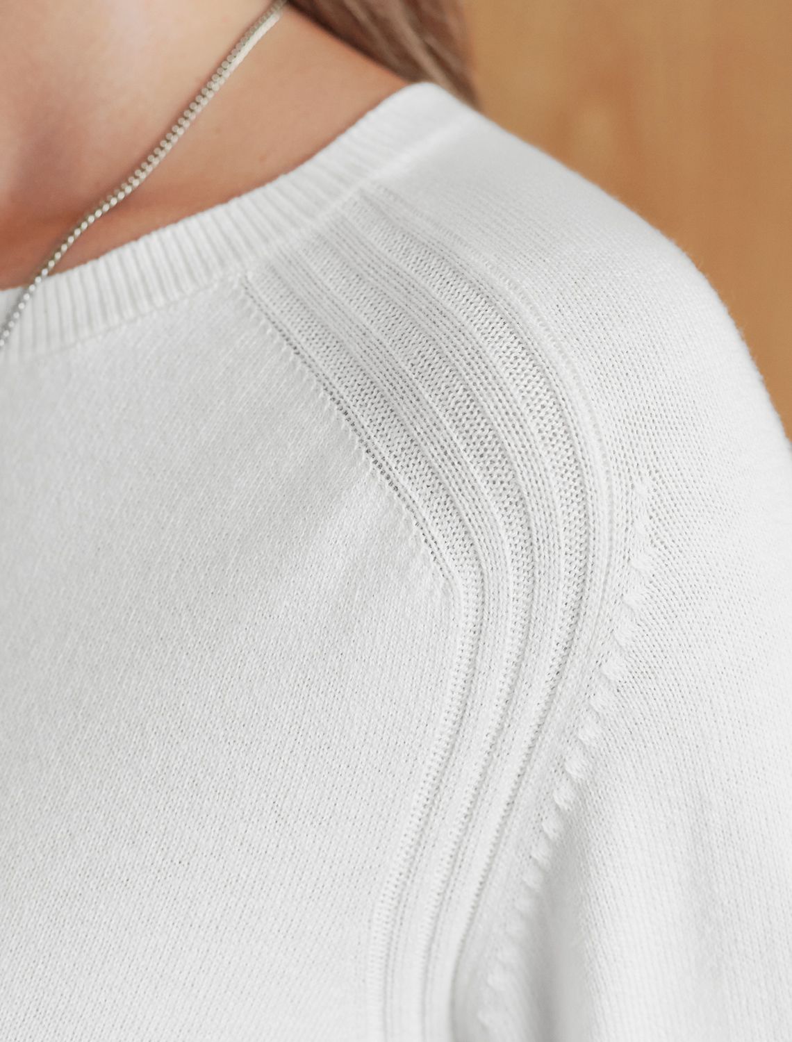 Джемпер тонкой вязки из хлопка с кашемиром