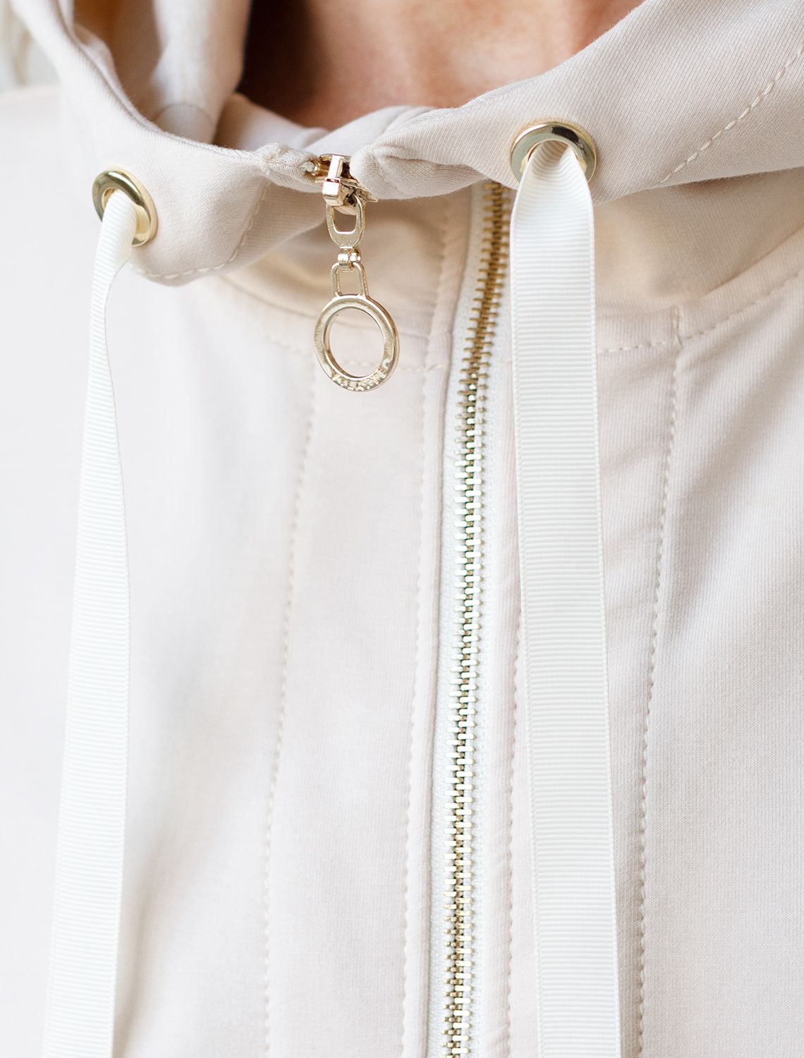 Парка из тонкого премиального футера с эластаном