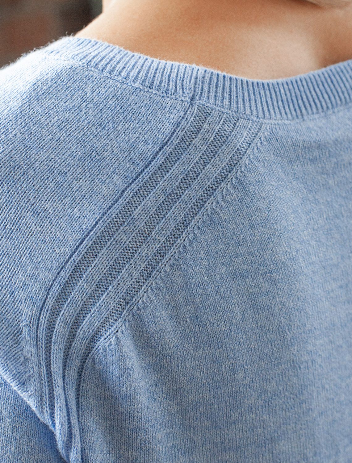 Джемпер тонкой вязки из хлопка с кашемиром