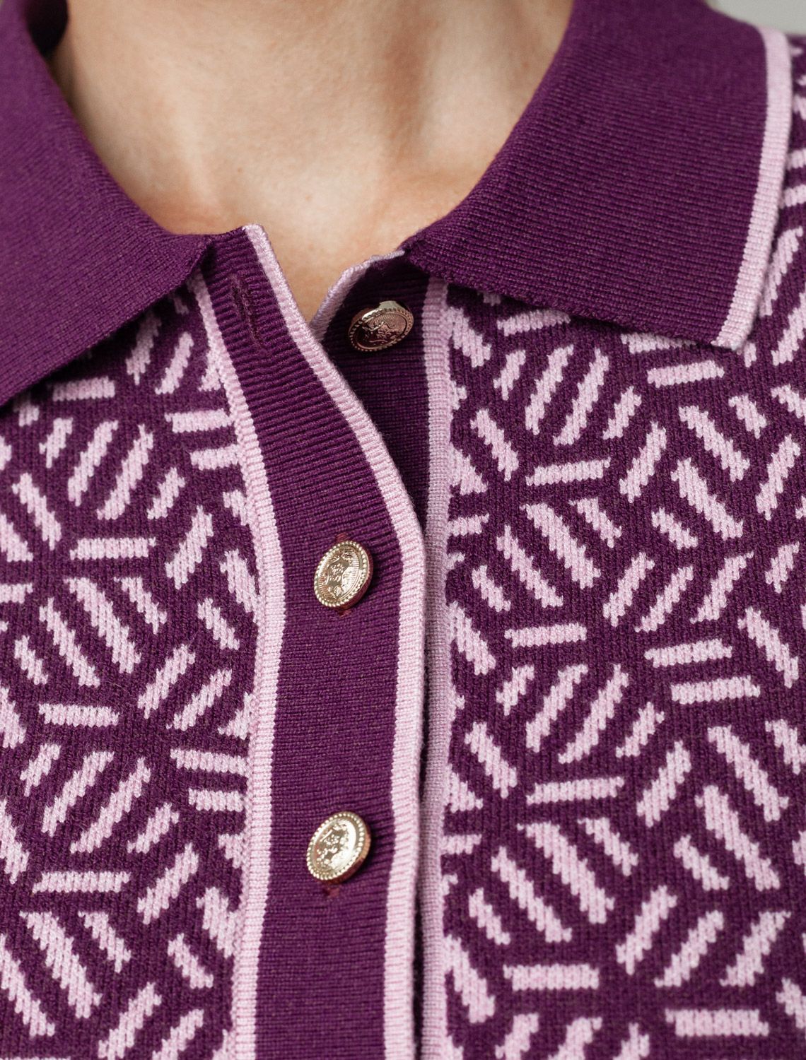 Платье жаккардовой вязки с кашемиром