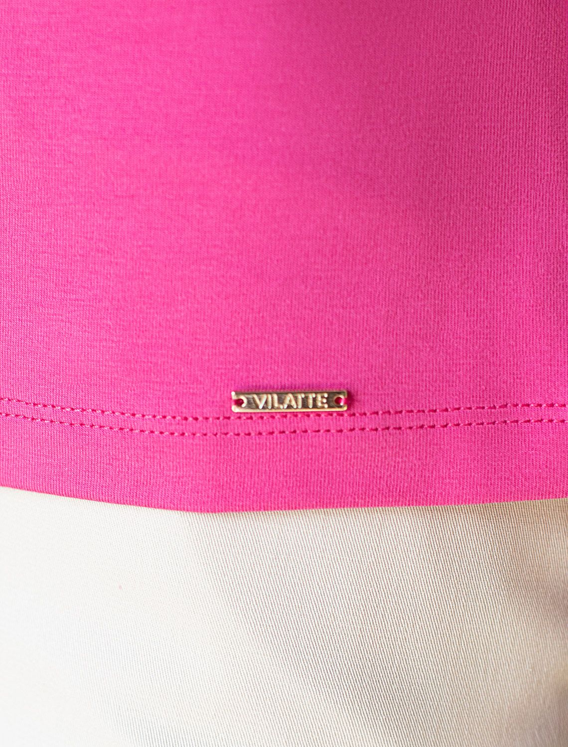 Топ из премиального хлопка с эластаном