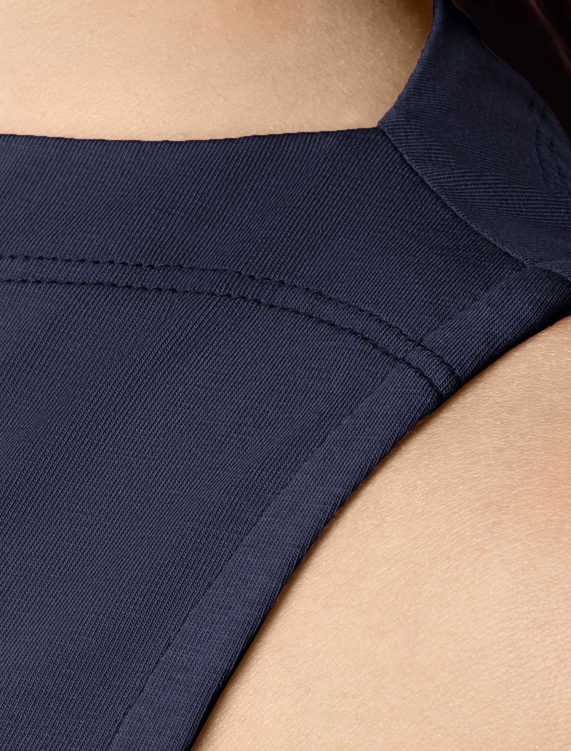 Топ из премиального хлопка с эластаном