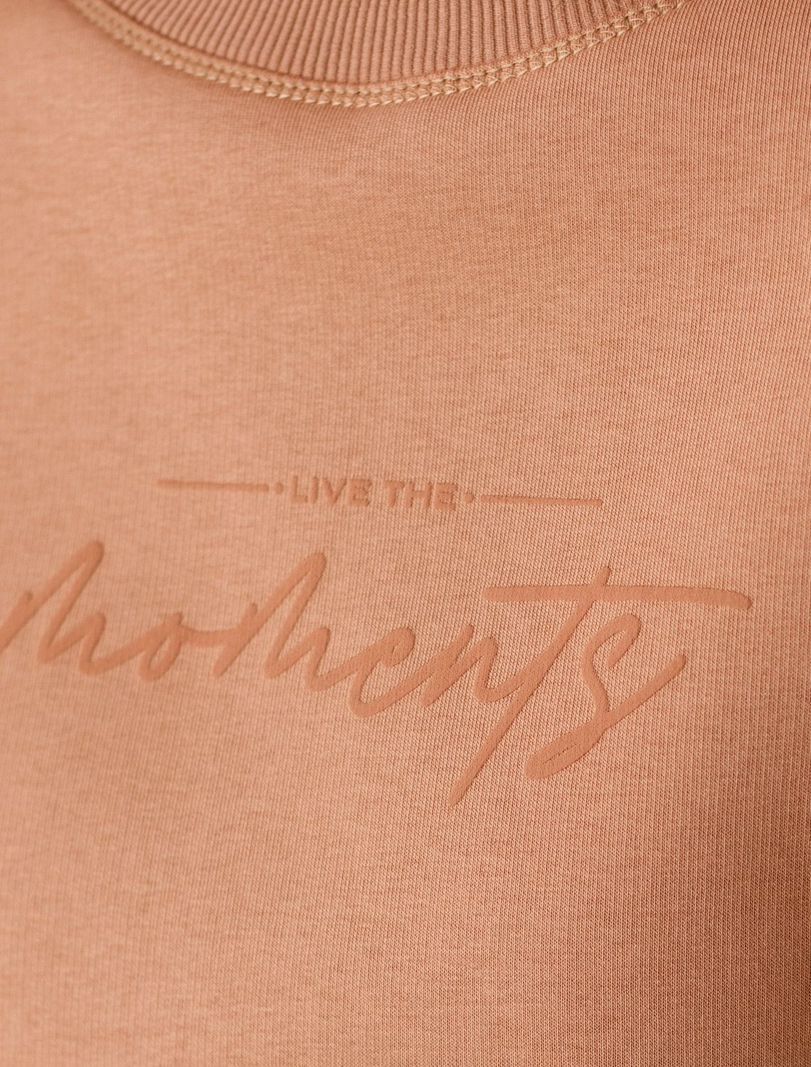 Свитшот из премиального футера трехнитки с начесом