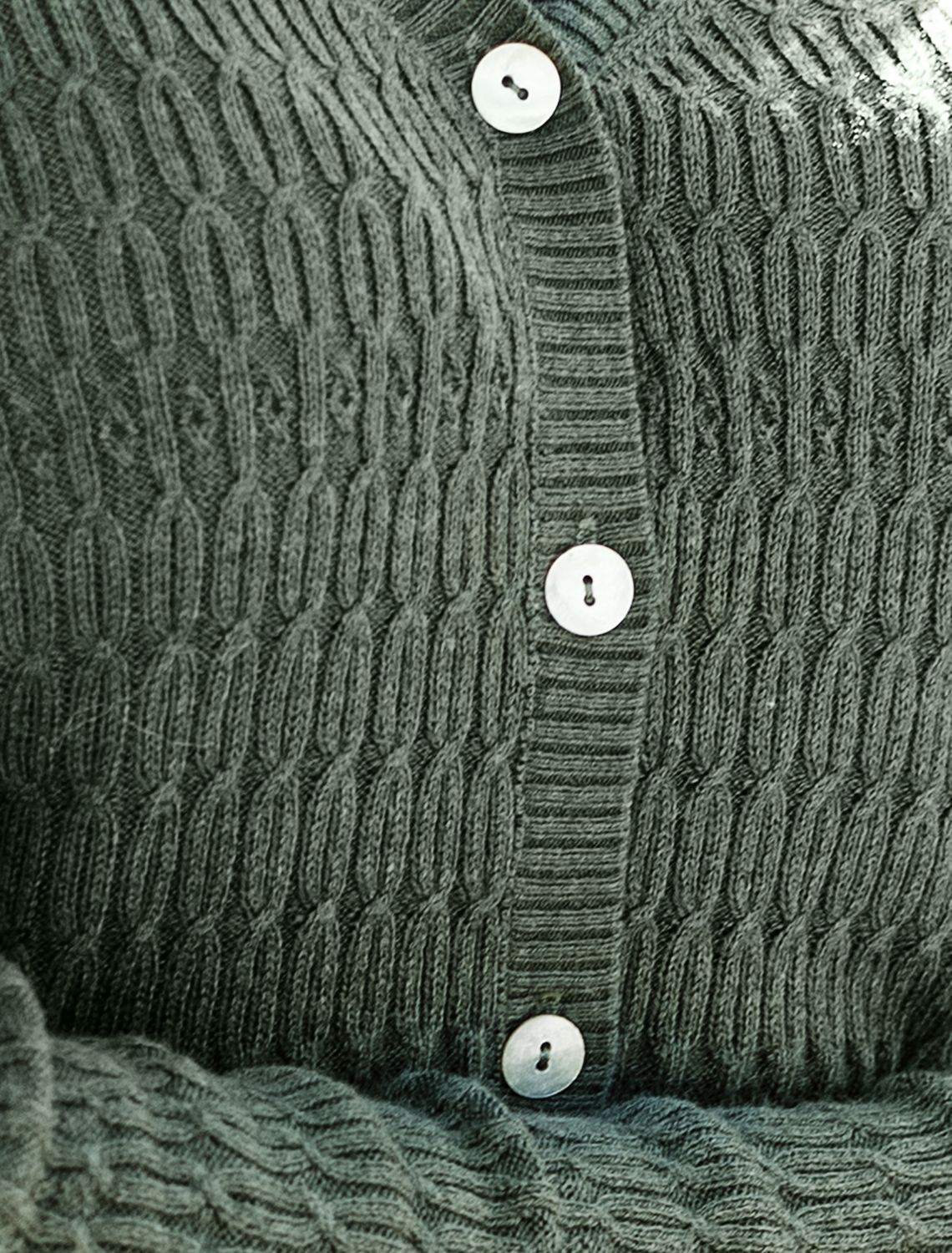 Кардиган тонкой ажурной вязки из хлопка и вискозы