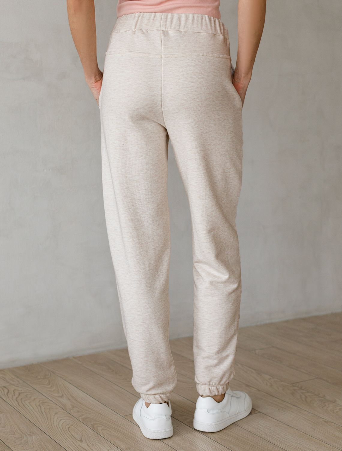 Брюки из петельчатого футера-трехнитки