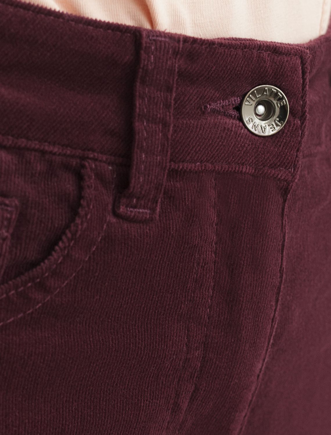 Брюки из эластичного микро-вельвета