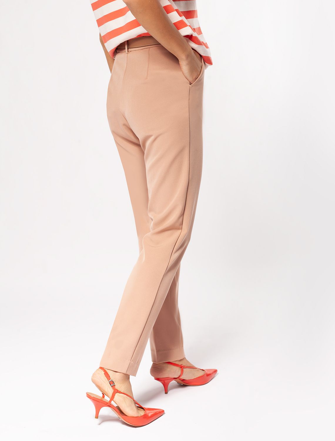 Брюки дудочки из эластичной поливискозы