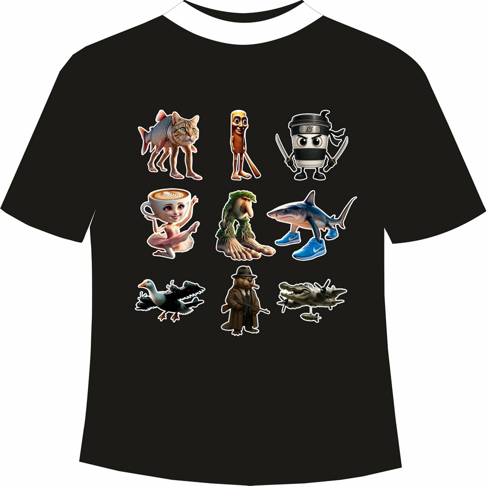 Футболка Итальянские мемы микс