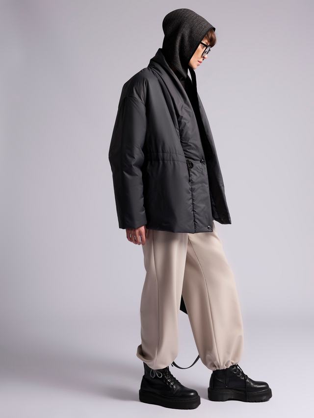 Ст.цена 4250р. Куртка: В221-7-42 Темно-серый 19-0201