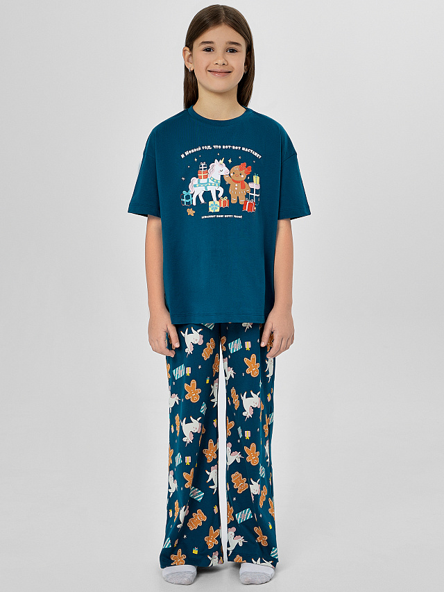 КОМПЛЕКТ ДЛЯ ДЕВОЧЕК (ДЖЕМПЕР, БРЮКИ)