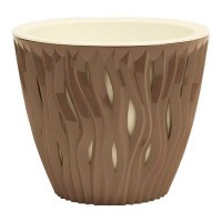 Пластик Кашпо Вдохновение 2,25л Мокко НОВИНКА!!!