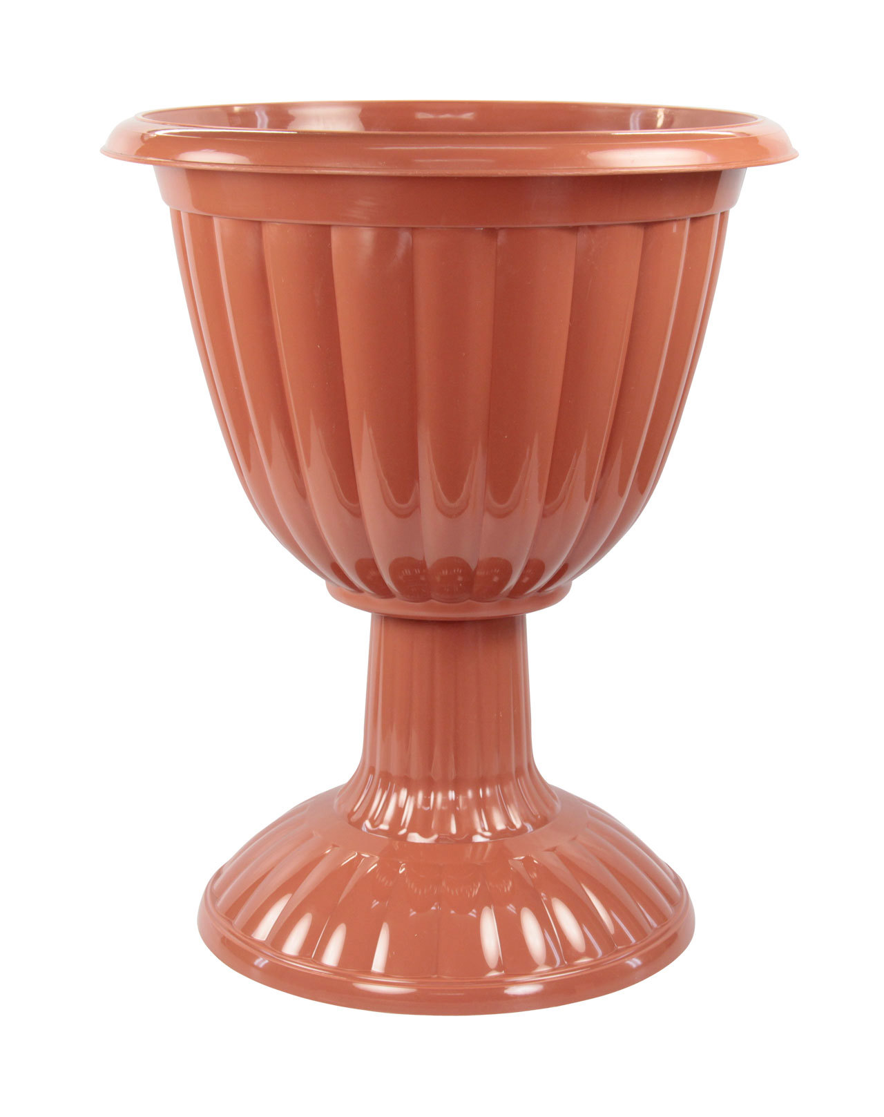 Пластик Вазон Жасмин на высокой ножке 12л Кор.