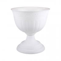 Пластик Вазон Венеция 18л белый(диам.400мм)