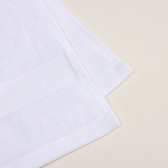 Полотенце махровое SL HOME: Classic «Блан де Блан», 90×150 см, 100% хлопок, белое