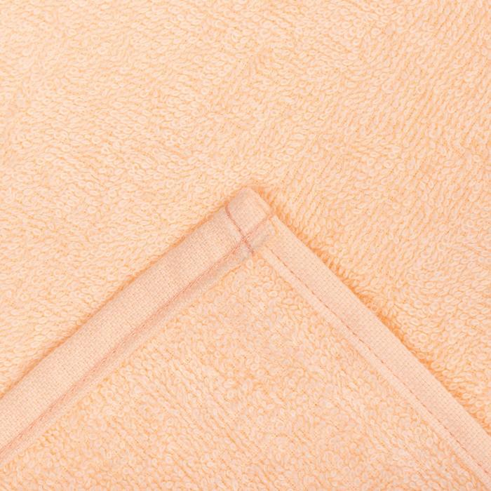 Полотенце махровое «Экономь и Я», 70×130 см, хлопок 100%, персиковое