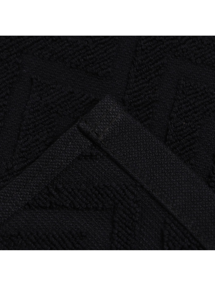 Полотенце махровое LoveLife Zig-Zag, 70×130 см, цвет чёрный, 100% хл, 450 г/м²