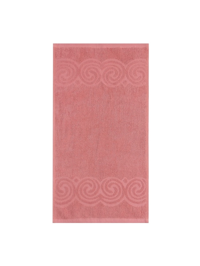 Полотенце махровое Love Life Border, 70×130 см, цвет пыльно-розовый, 100% хлопок, 380 г/м²
