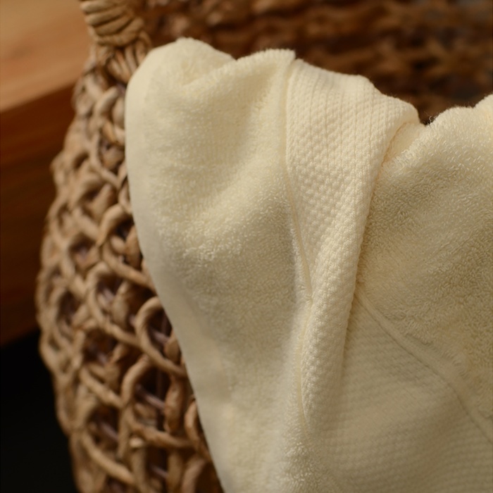 Полотенце махровое SL HOME: Classic «Айвори» 90×150 см, хлопок 100%, бежевое