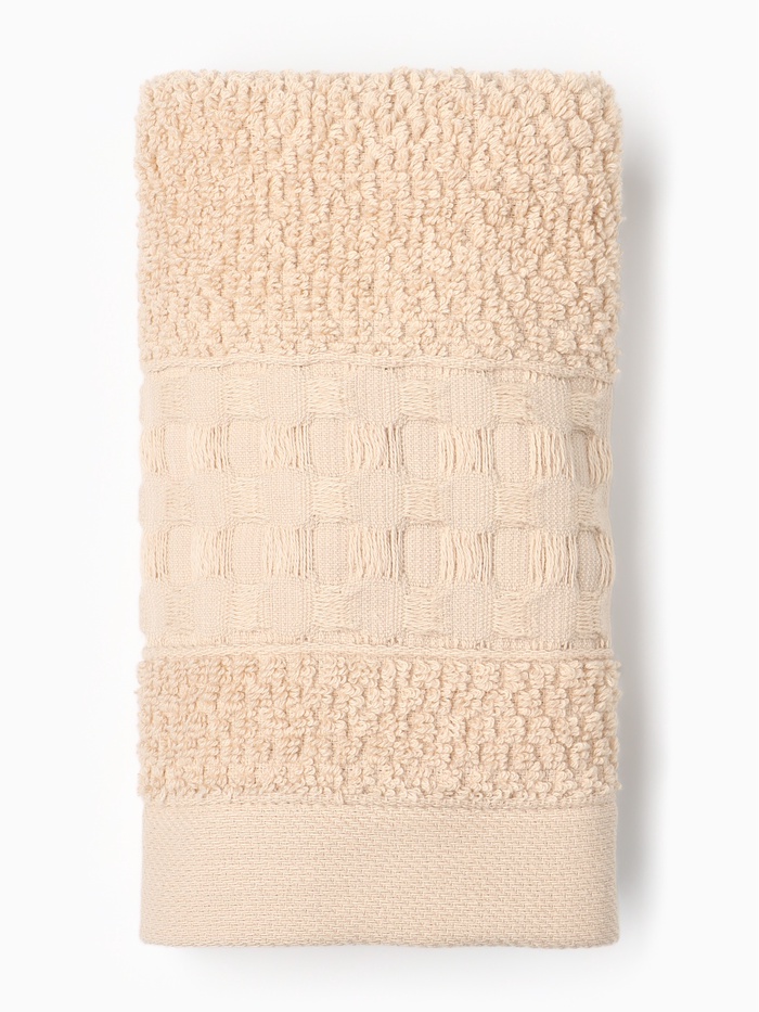 Полотенце махровое LoveLife «Регистан» 70×130 см, бежевое, 100% хлопок, 500 г/м²