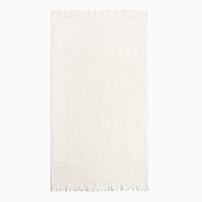 Полотенце махровое Love Life «Аморе» 70×140 см, молочный, 100% хл, 450 г/м²