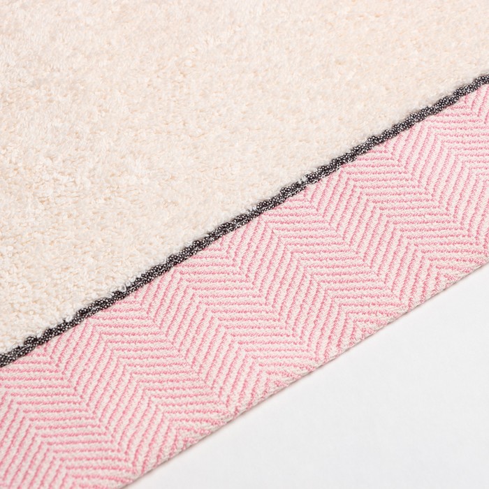 Полотенце махровое Love Life «Бриз» 70×120 см, розовый, 100% хл, 500 г/м²