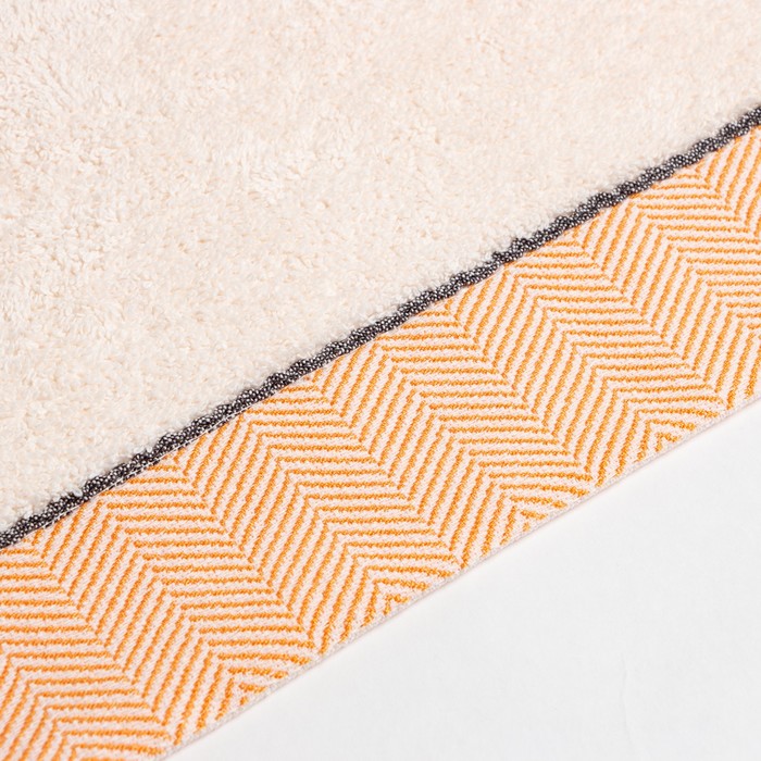 Полотенце махровое Love Life «Бриз» 70×120 см, оранжевый, 100% хл, 500 г/м²