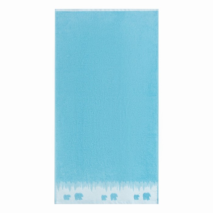 Полотенце махровое Love Life «Winter dream» 70×130 см, голубой, 100% хл, 400 г/м²