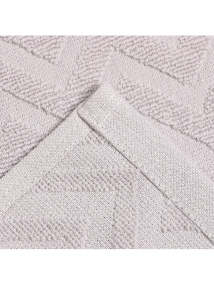 Полотенце махровое LoveLife Zig-Zag, 70×130 см, цвет пыльно-лавандовый, 100% хл, 450 г/м²