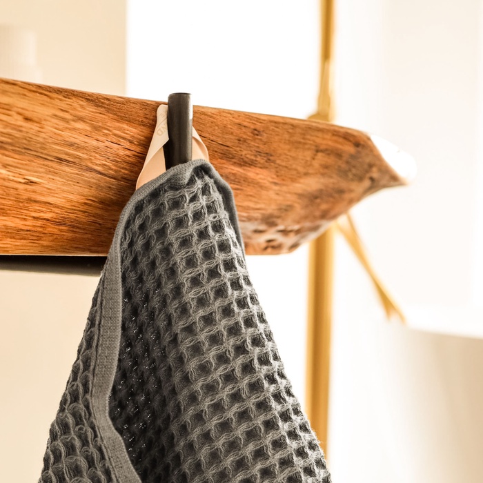 Полотенце вафельное SL HOME: Basic «Олива» 50×90 см, хлопок 100%, оливковый