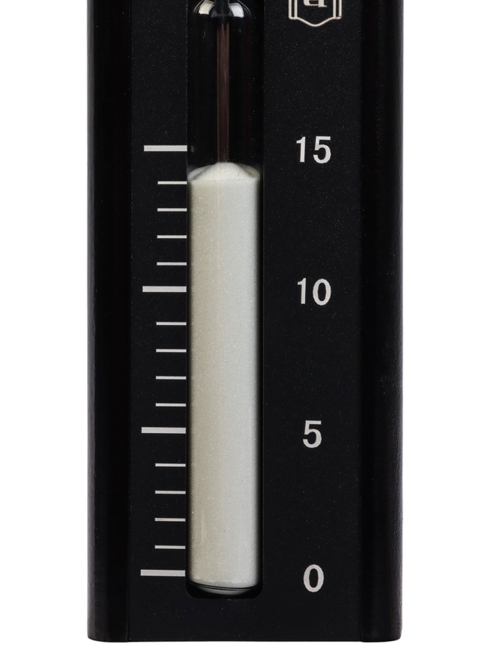 Часы песочные для бани и сауны, 15 мин, деревянные, черные, сосна