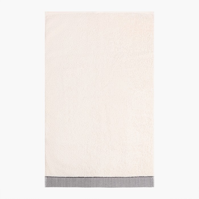 Полотенце махровое LoveLife «Бриз» 70×120 см, чёрный, 100% хлопок, 500 г/м²