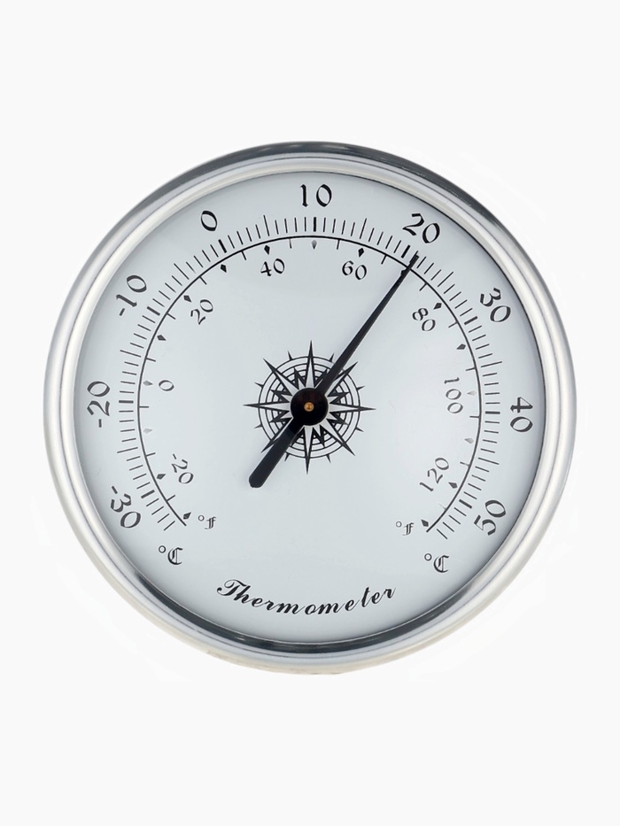 Термометр механический, настенный, d=7.2 см