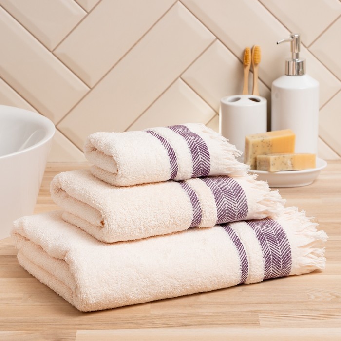 Полотенце махровое LoveLife «Муссон» 70×120 см, гранатовый, 100% хлопок, 500 г/м²