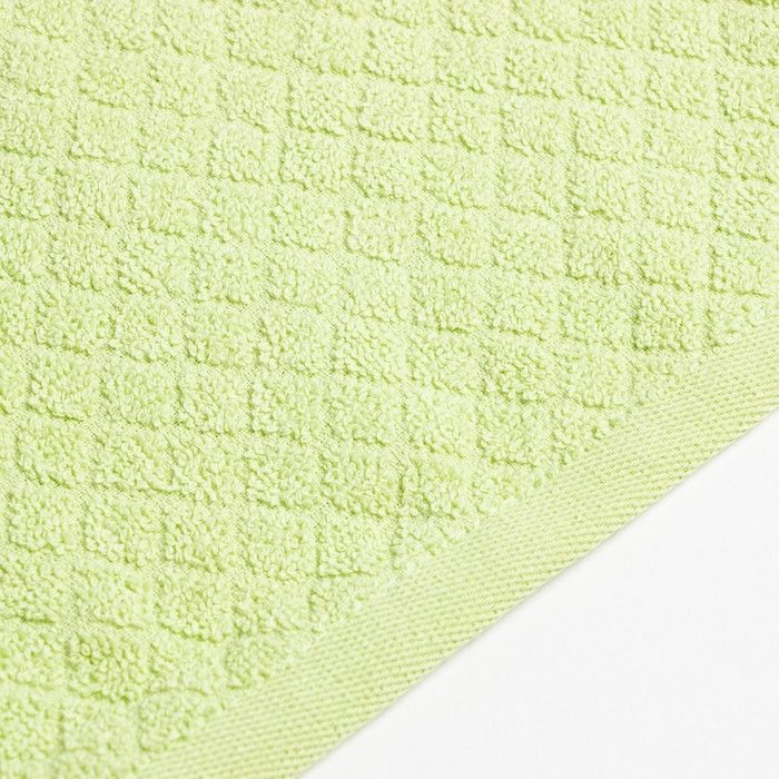 Полотенце махровое Love Life «Минимализм» 70×120 см, салатовый, 100% хл, 500 г/м²