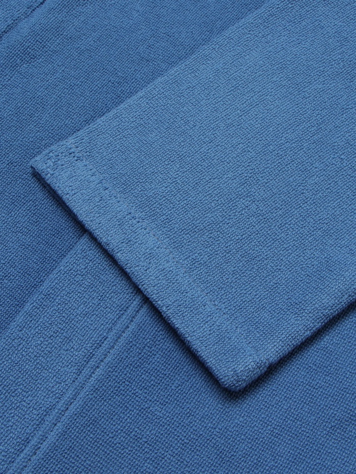 Халат махровый Этель, мужской размер 56-58 цвет синий, 100% хлопок, 320 г/м²