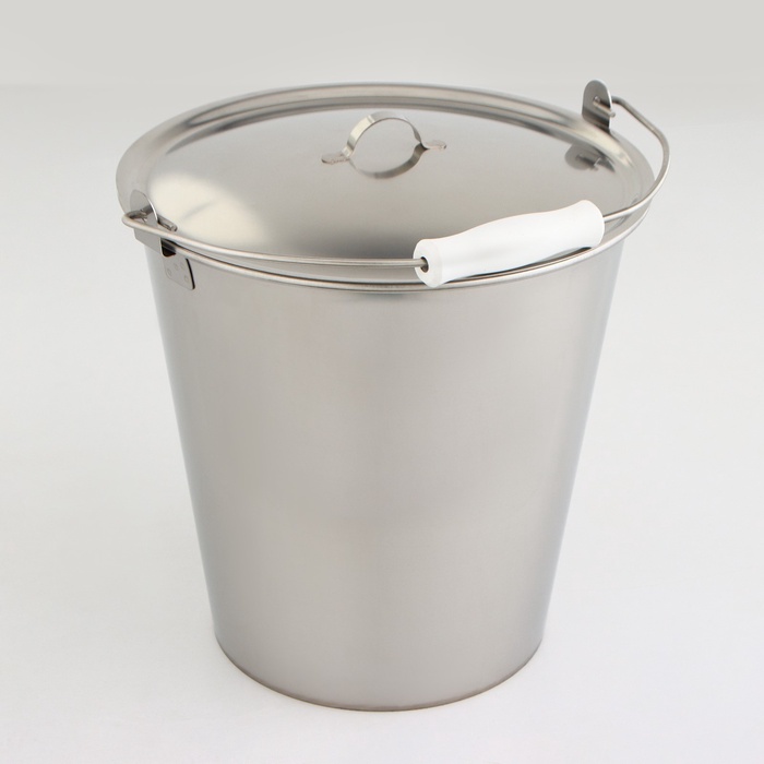 УЦЕНКА Ведро с крышкой, 10 л, d=26 см