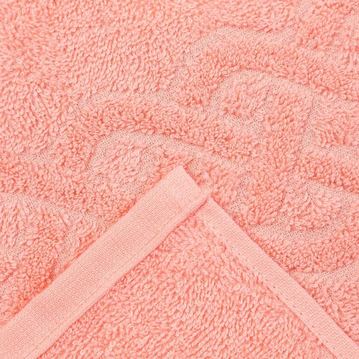 Полотенце махровое Plait 70×130 см, цвет коралл