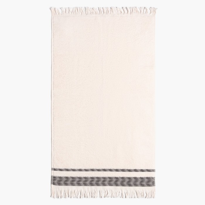 Полотенце махровое LoveLife «Муссон» 70×120 см, чёрный, 100% хлопок, 500 г/м²