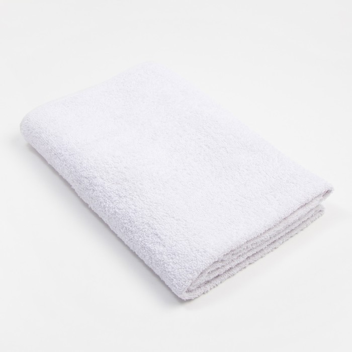 Полотенце махровое Экономь и Я 70*140 см, цв. белый, 100% хлопок, 320 гр/м2