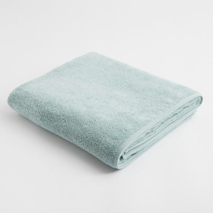 Полотенце махровое Этель Organic Mint 100×150 см, 100% хл, 420 г/м²