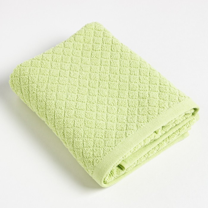 Полотенце махровое Love Life «Минимализм» 70×120 см, салатовый, 100% хл, 500 г/м²