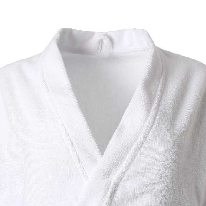 Халат махровый Экономь и Я женский, размер 42-44 цвет белый, 100% хлопок с AIRO, 320 г/м²